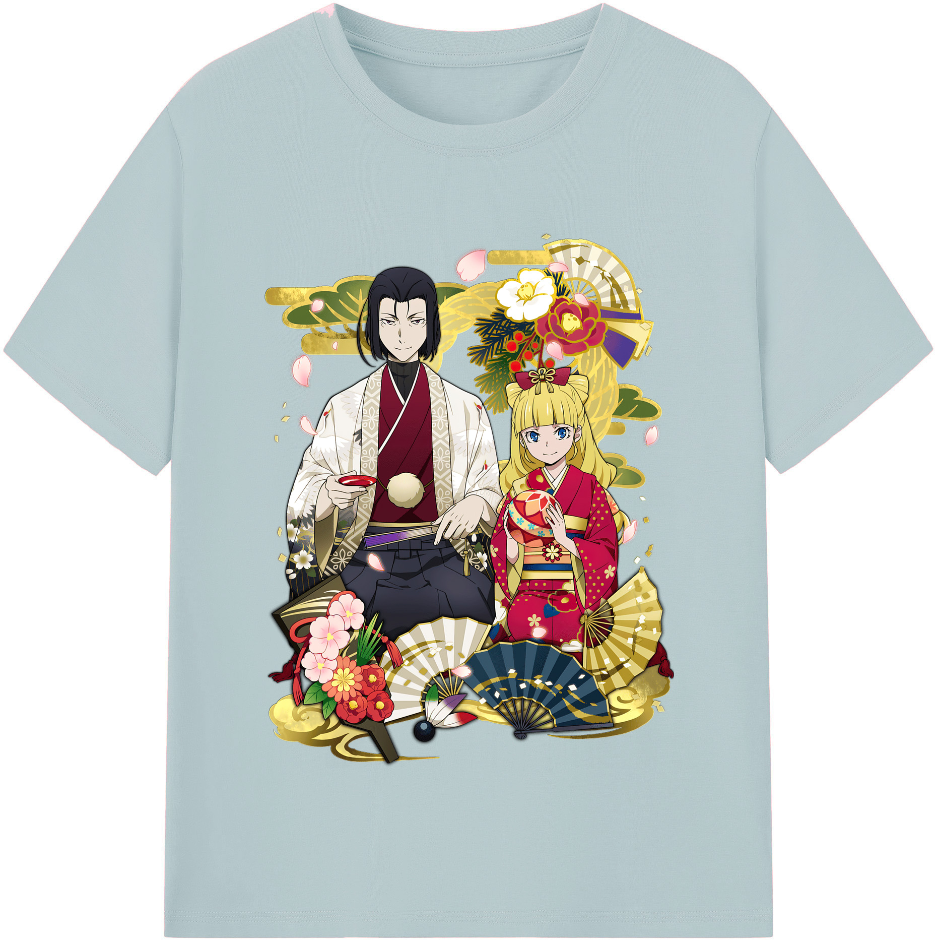（画像用） 文豪ストレイドッグス Bungo Stray Dogs 綿100％半袖Tシャツ（フロントプリント）